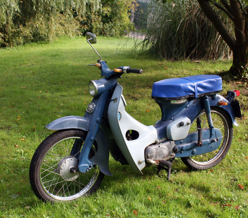 Page 170. 1963 Honda C100 50cc Step-through Moped. SOLD